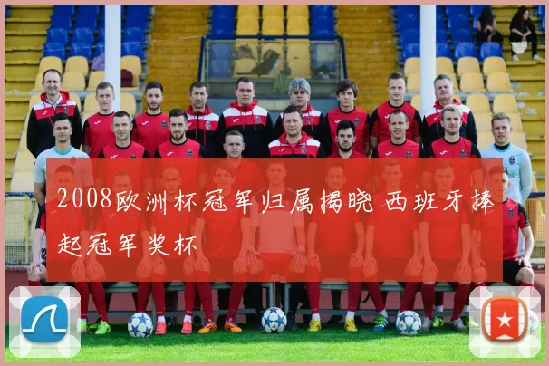 2008欧洲杯冠军归属揭晓 西班牙捧起冠军奖杯