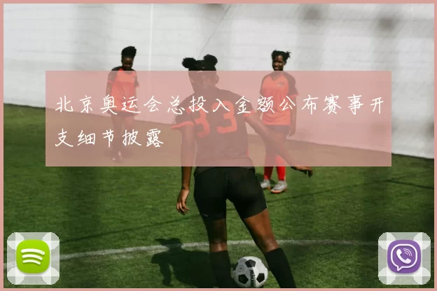 北京奥运会总投入金额公布赛事开支细节披露